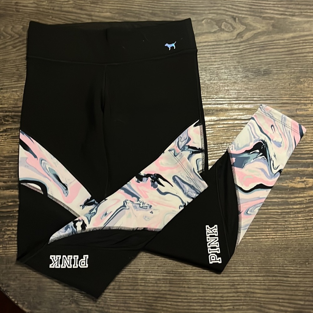 Pink reversible leggings M